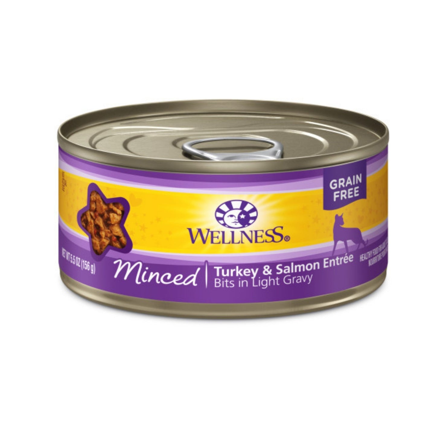 Wellness Cat Complete Health Sliced Turkey Salmon Entrée 5.5oz. (Case of 24)