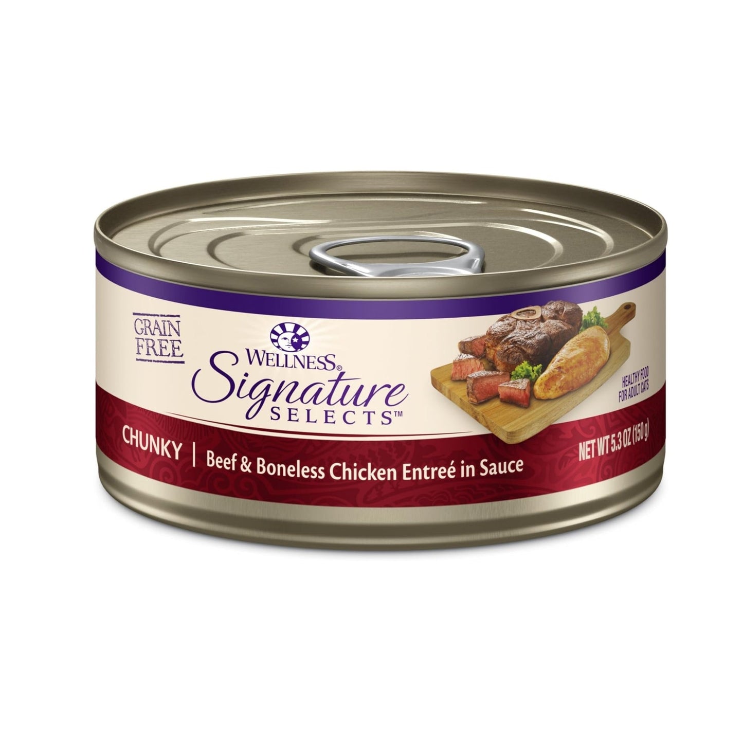 Wellness Cat Core Signature Select Chunky Beef Chicken Entrée 5.3oz. (Case of 12)