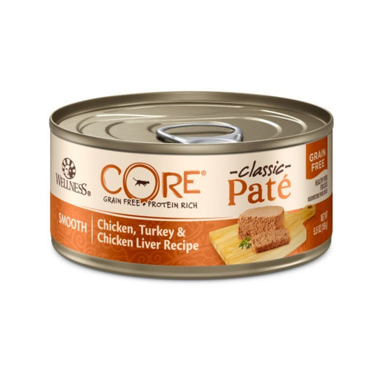 Wellness Cat Core Chicken Turkey Chicken Liver Pate 5.5oz. (Case of 24)