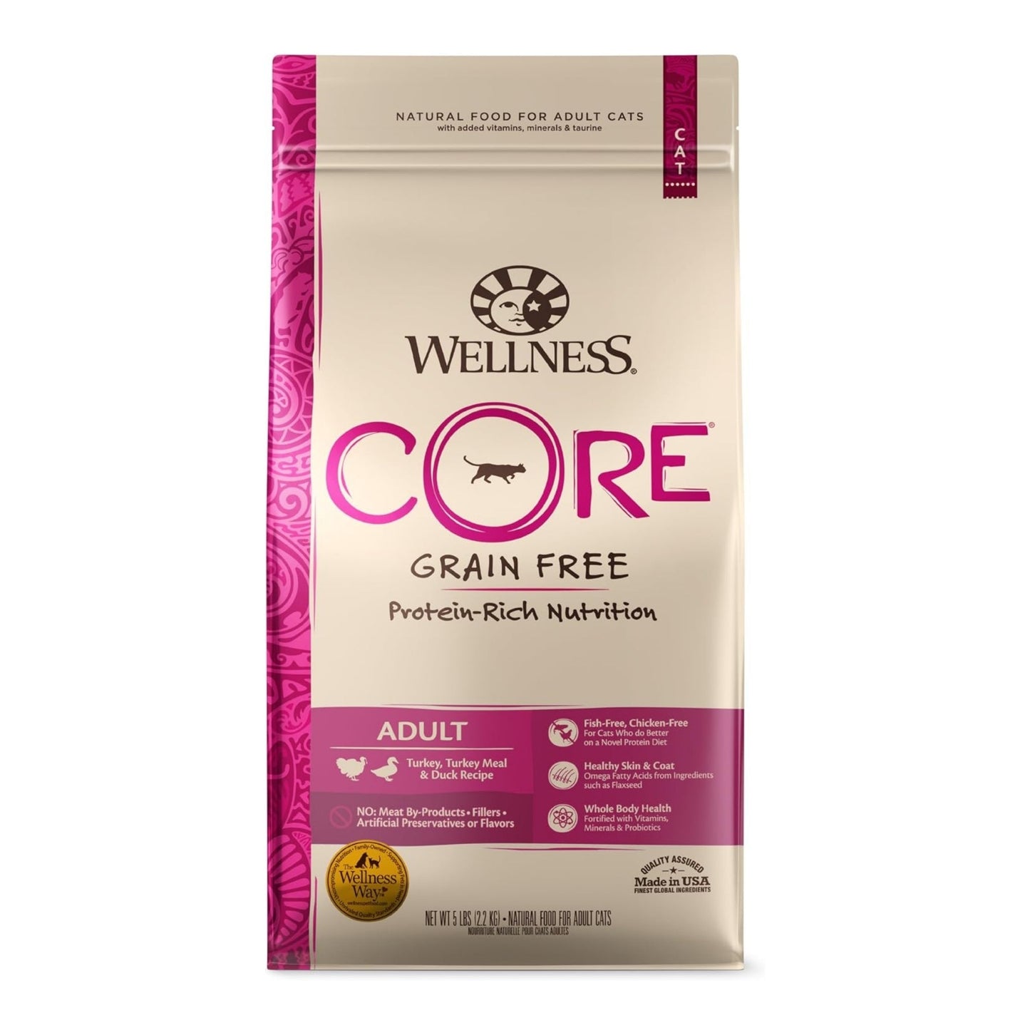 Wellness Cat Core Turkey Duck 5Lb