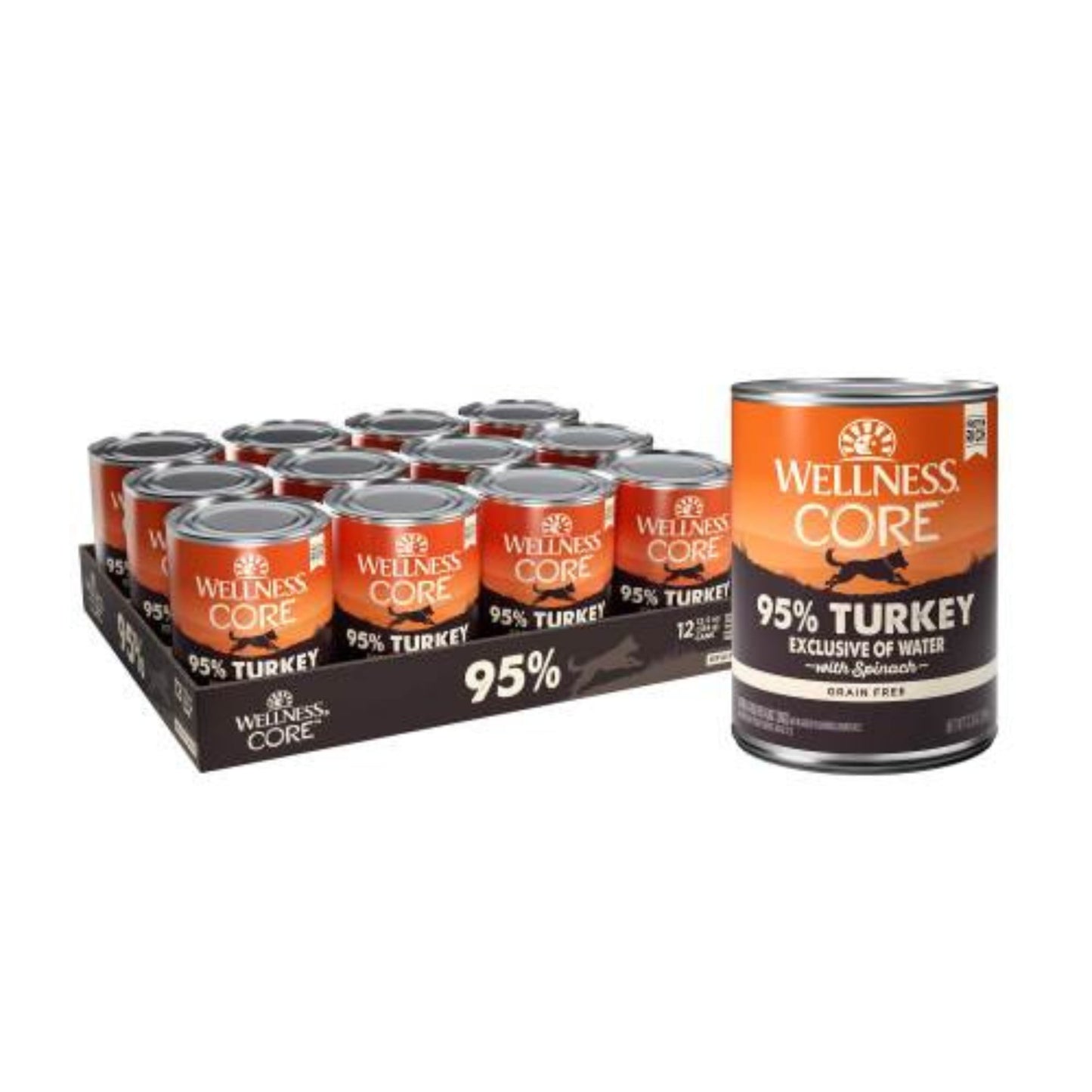 Wellness Dog Core 95% Turkey Spinach 12.5oz. (Case of 12)