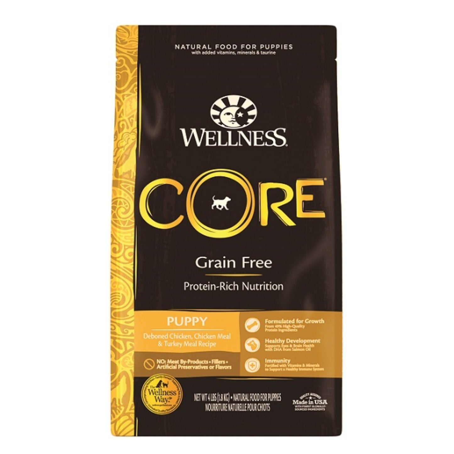 Wellness Dog Core Puppy Recipe 4Lb Grain Free