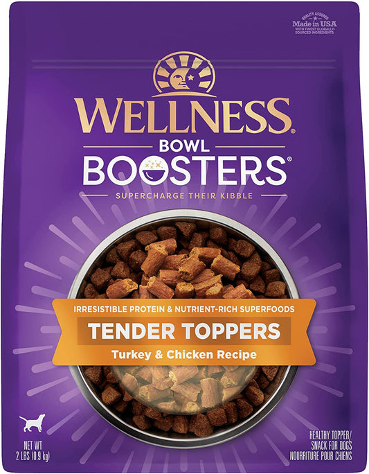 Wellness Bowl Bstr Tndr Topper Dog 2Lb Turkey Chicken