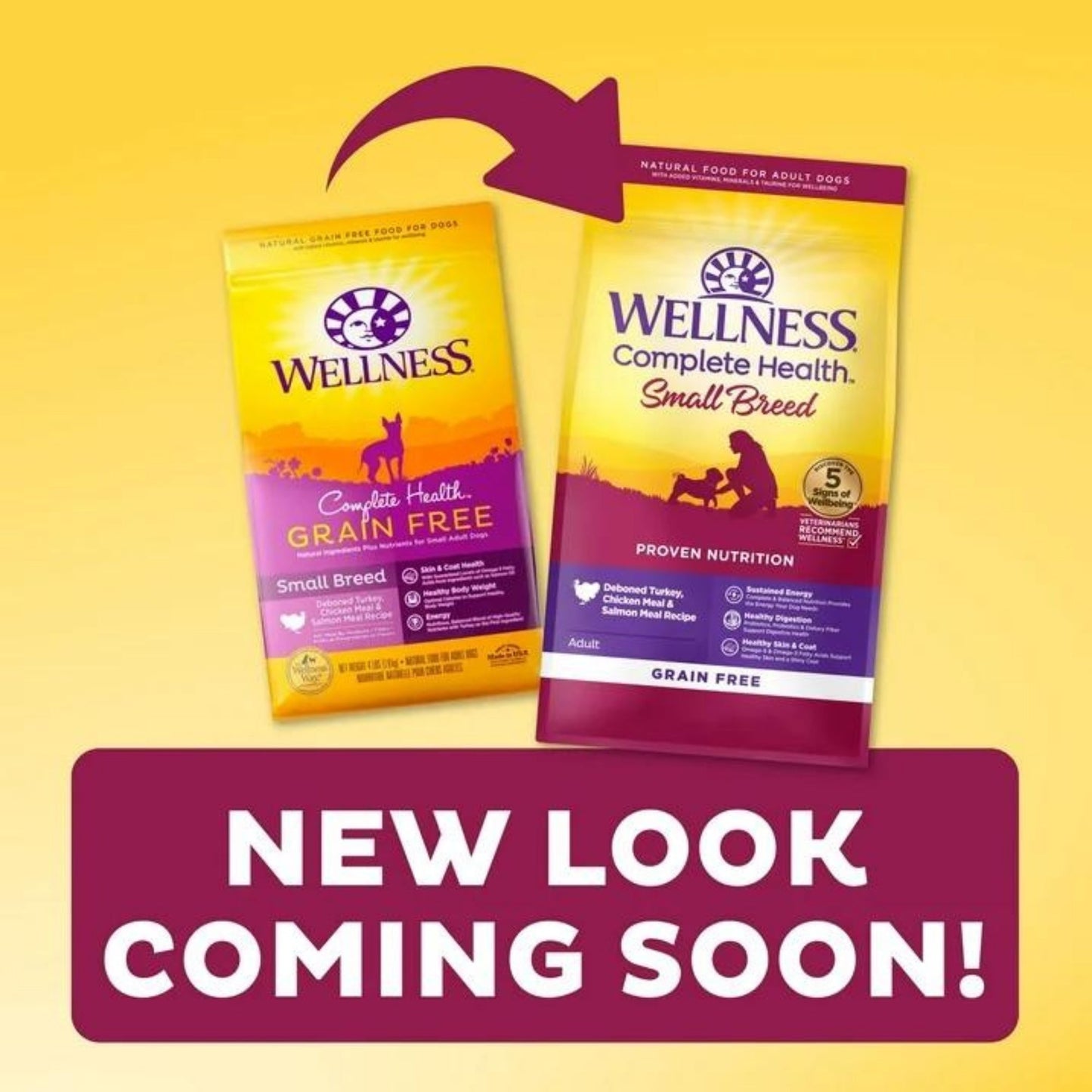 Wellness Dog Grain Free Small Breed 4Lb Complete Health