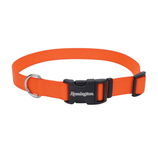 Remington Adjustable Patterned Dog Collar Safety Orange 1ea/1In X 18-26 in, LG