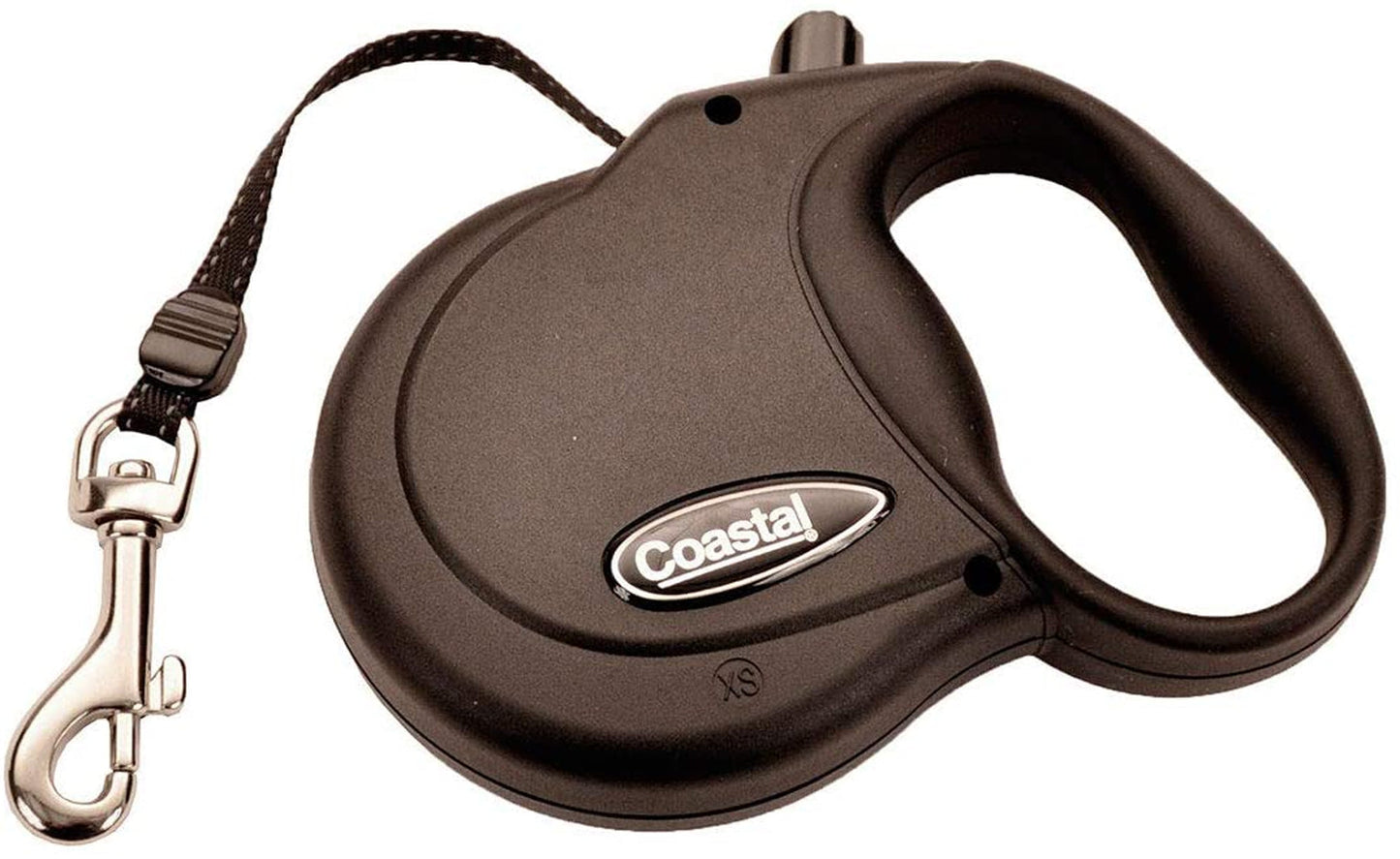 Coastal Retractable Dog Leash Black 1ea/12 ft, XS