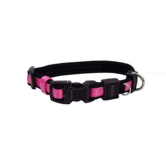 Inspire Adjustable Dog Collar Pink 5/8 x 8-12in. XSmall