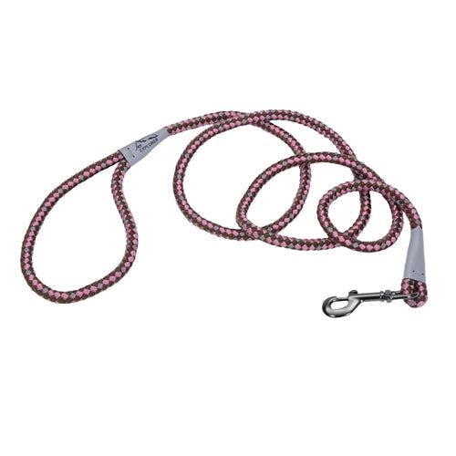 Coastal K9 Explorer 6 Rope Snap Leash Rosebud Pink