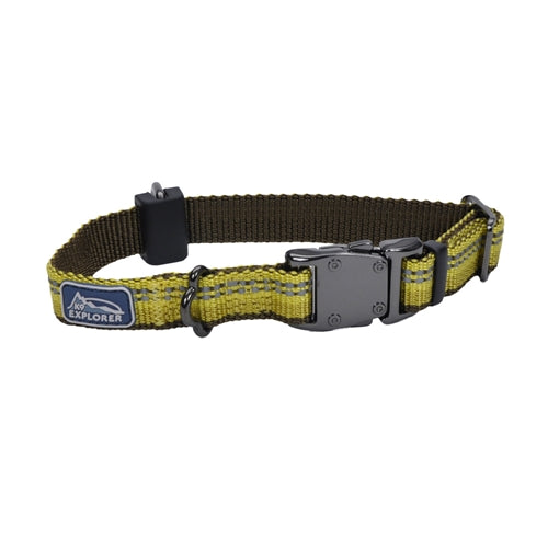 Coastal K9 Explorer 5/8 Inch Adj Collar Goldenrod Yellow (10-14 Inch)