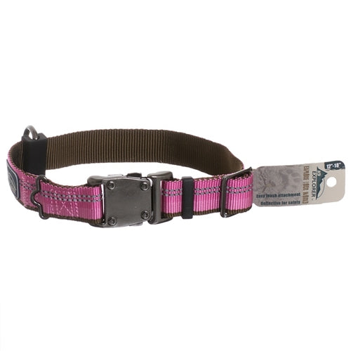 Coastal K9 Explorer 5/8 Inch Adj Collar Rosebud Pink (8-12 Inch)