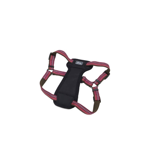 Coastal K9 Explorer 5/8 Inch Padded Harness Berry Red (12-18 Inch)