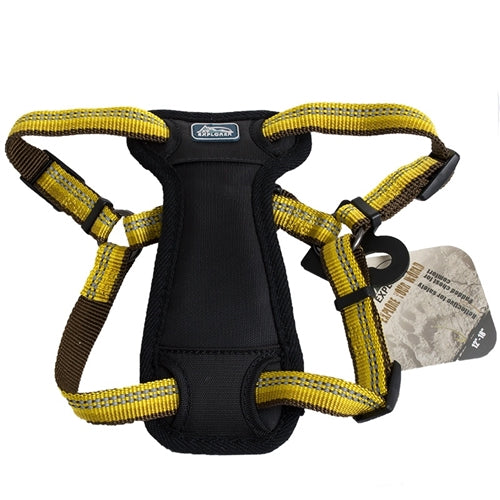 Coastal K9 Explorer 1 Inch Padded Harness Goldenrod Yellow (20-30 Inch)