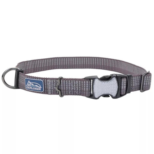 K9 Explorer Brights Reflective Adjustable Dog Collar Mountain Large 1"x 18"-26"