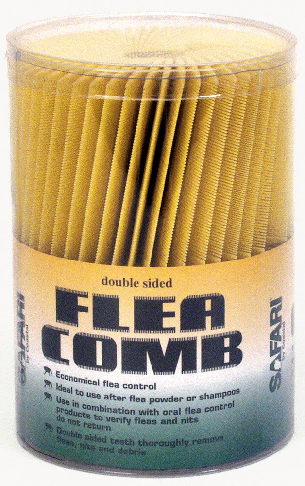 Safari Plastic Double Sided Dog Flea Comb 1ea/9 In X 2.25 in, 100 Piece