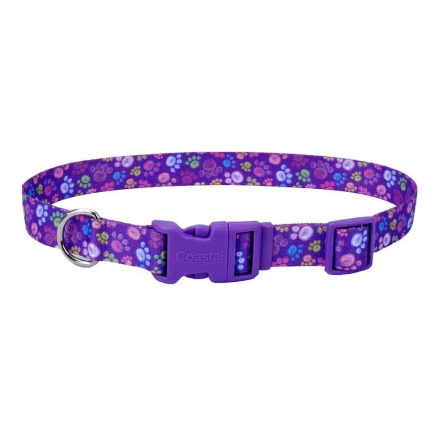 Styles Adjustable Dog Collar Purple X-Small 3/8 x 8-12 In