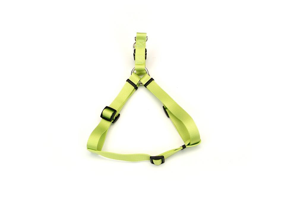 Coastal Standard Adjustable Nylon Harness Lime 1X 26-38In