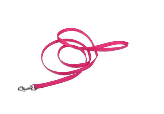 Coastal Single-Ply Nylon Dog Leash Pink Flamingo 1ea/1 In X 6 ft