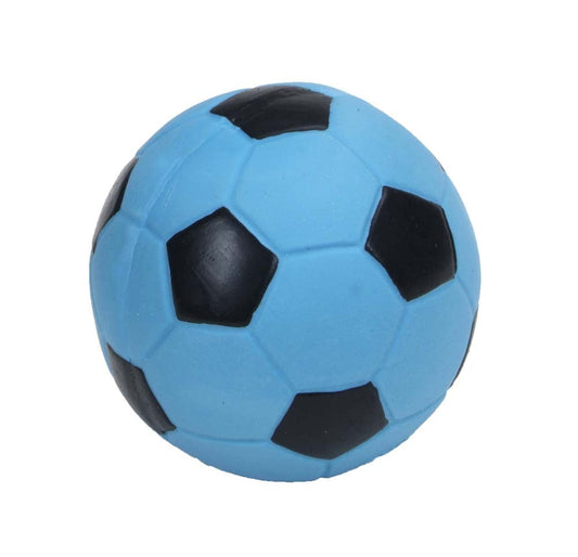 Rascals Latex Dog Toy Soccerball Blue 1ea/3 in