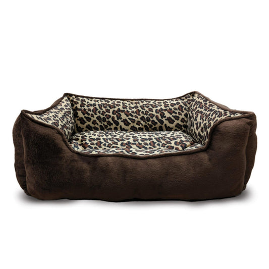 Ethical Pet Sleep Zone Cheetah Step In 18" Chocolate