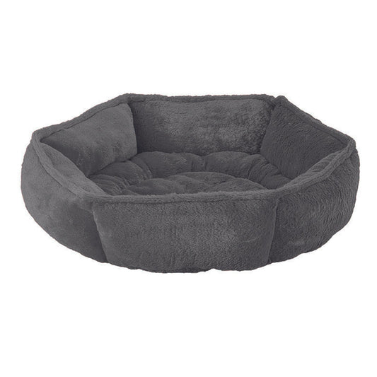 Ethical Pet Sleep Zone Hexagon Cuddler 24" Deep Gray