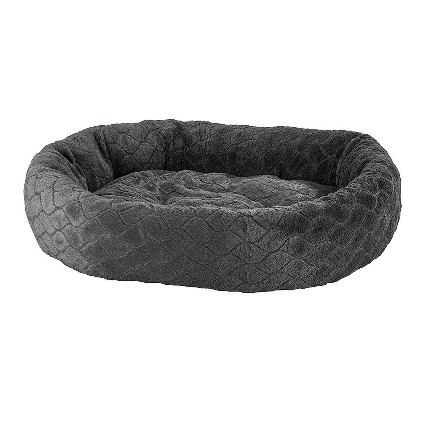 Ethical Pet Sleep Zone Diamond Cut Lounger 31" Deep Gray