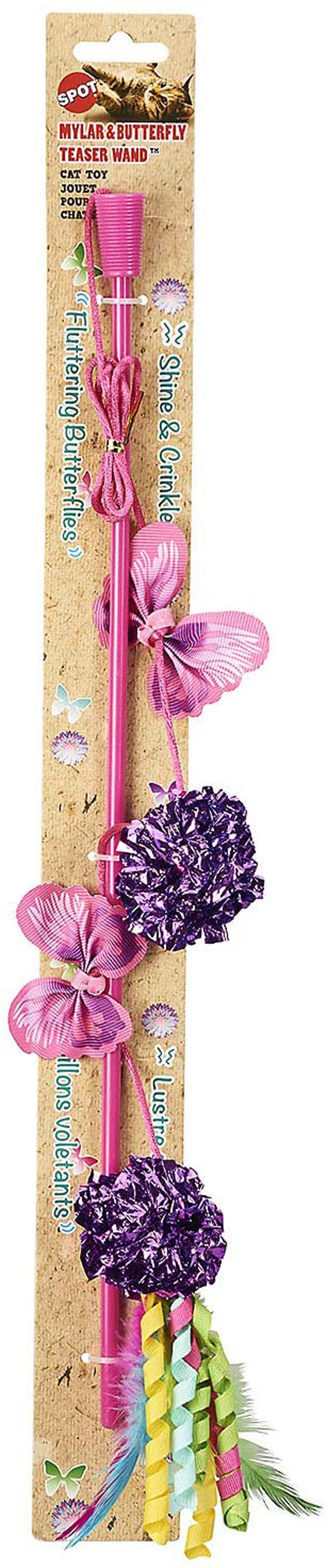 Ethical Pet Butterfly & Mylar Wand Asstd