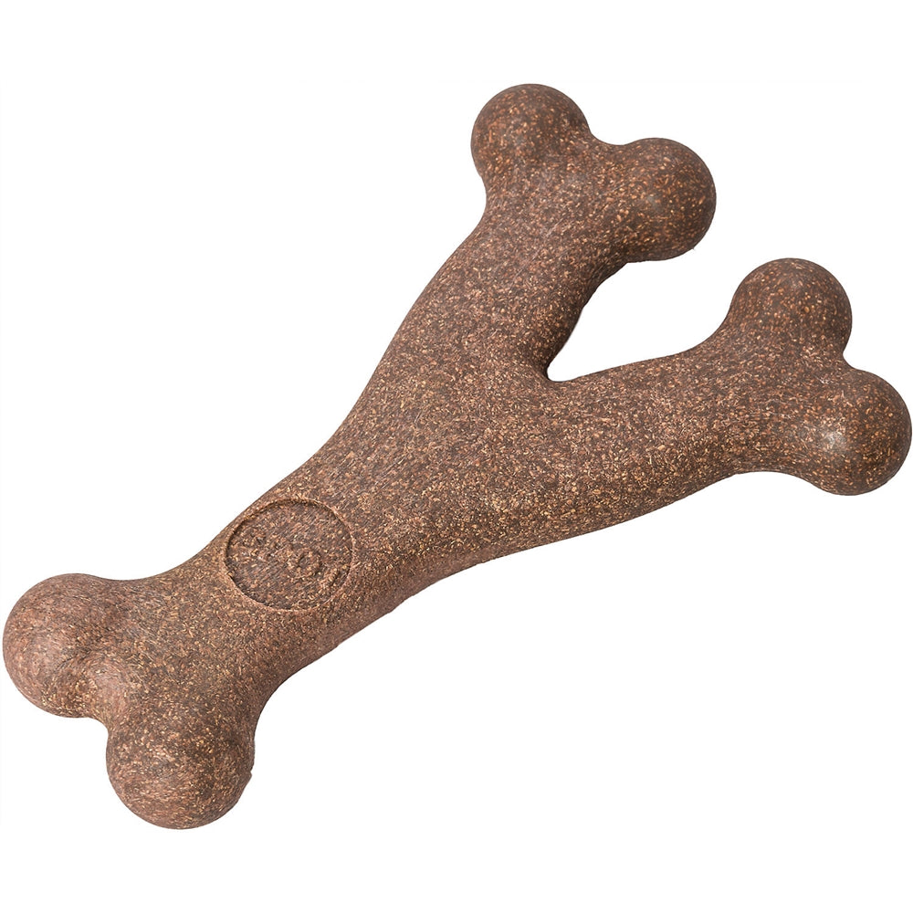 Bam-Bone Wish Bone Bacon Dog Toy 1ea/7 in