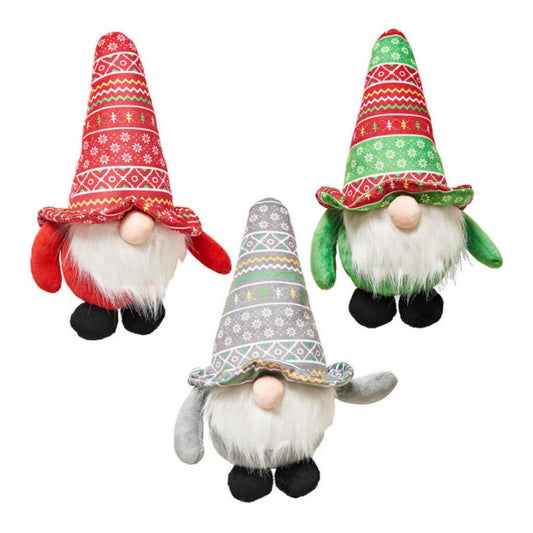 Spot Holiday Gnome Plush Toys Dog Toy Assorted, 1ea/12 in