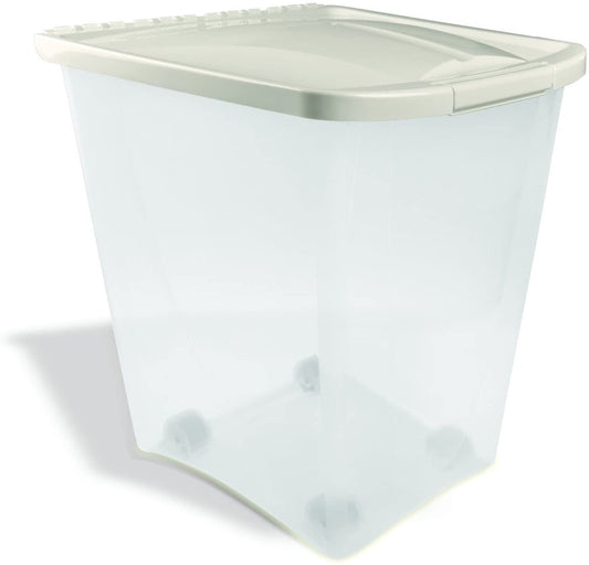 Van Ness Plastics Pet Food Container/Dispenser White|Clear 1ea/50 lb