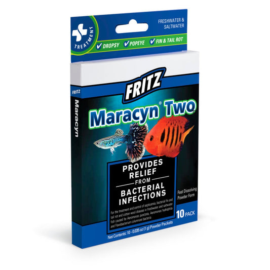 Fritz Maracyn Two Freshwater & Saltwater Treatment 1ea/10 ct