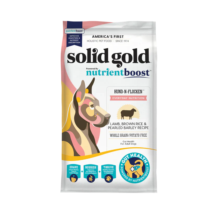 Solid Gold Dog Hund-N Flocken Lamb  12Lb