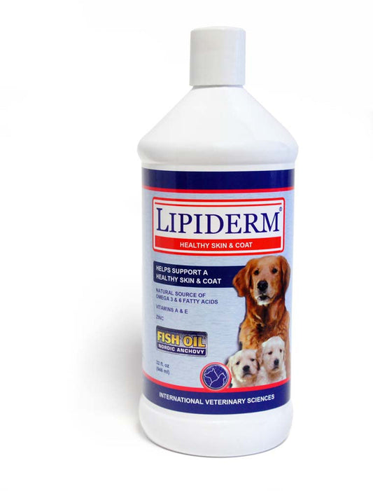 International Veterinary Sciences LIPIDERM Liquid Supplement 1ea/32 fl oz