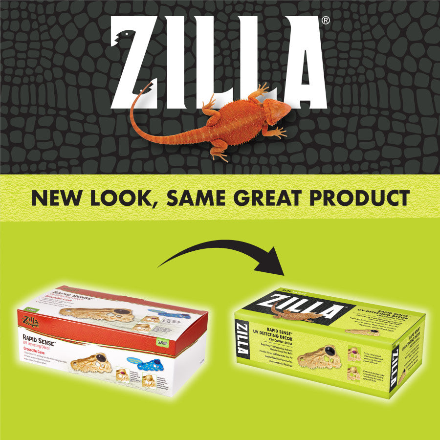 Zilla Rapid Sense Decor Large Crocodile Skull 1ea/Large