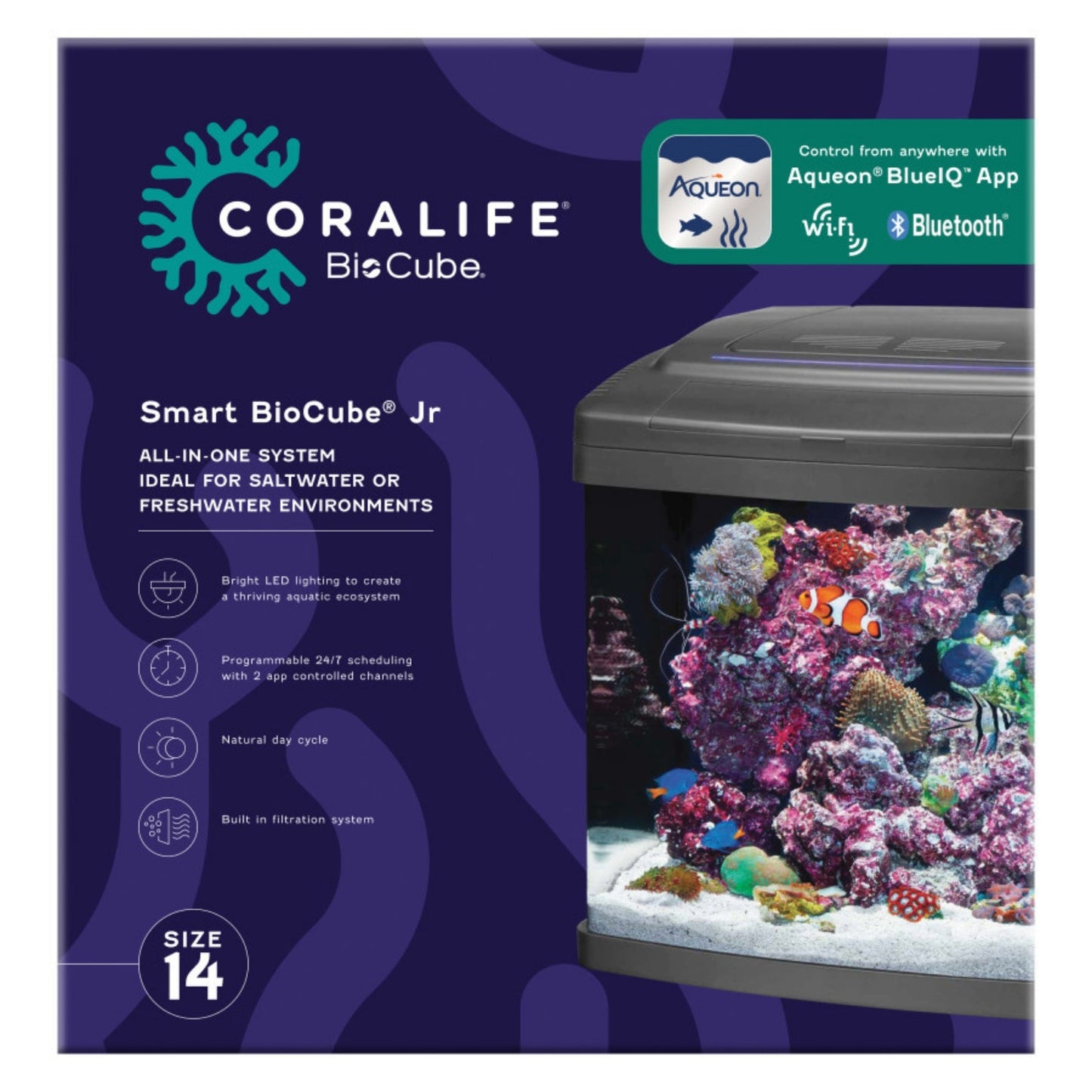 Coralife SMART BioCube Jr. 1ea/14 gal