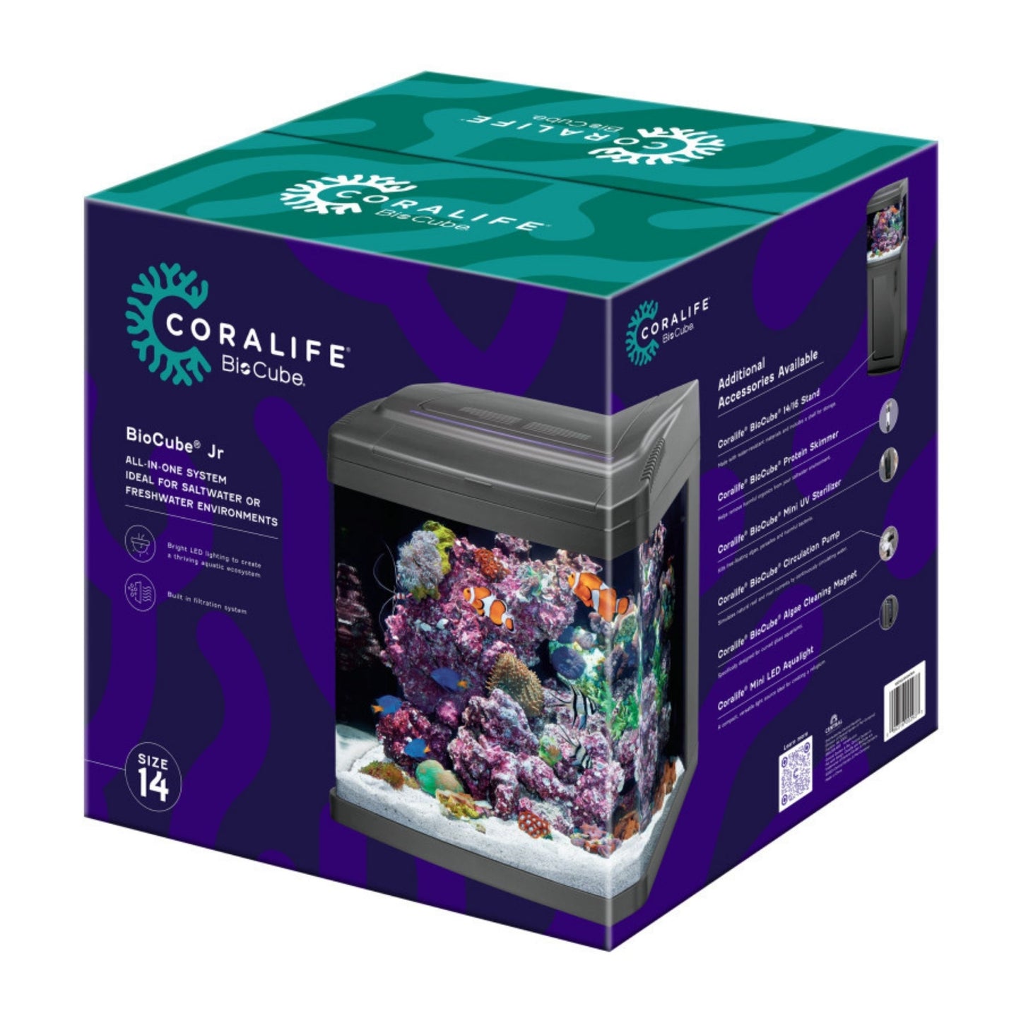 Coralife SMART BioCube Jr. 1ea/14 gal