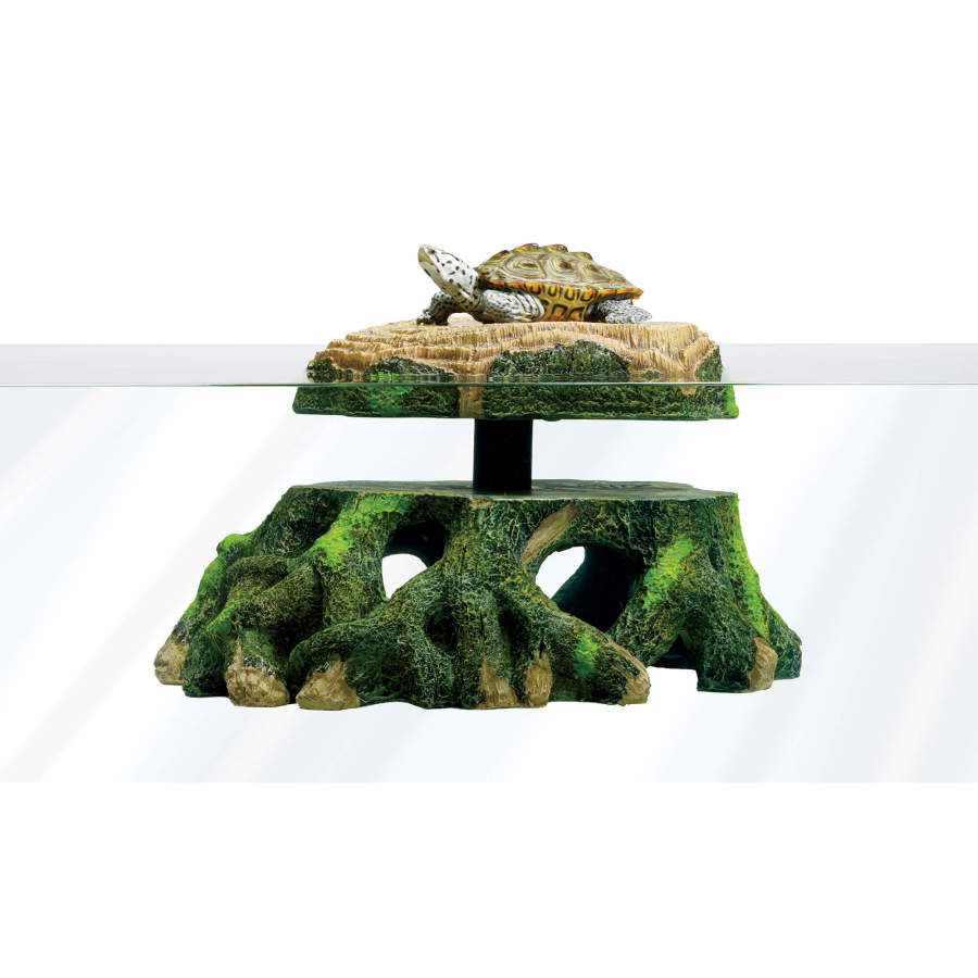 Zilla Freestanding Floating Basking Platforms Turtle Trunk 1ea/11.75 X 9.5 X 5.25 in