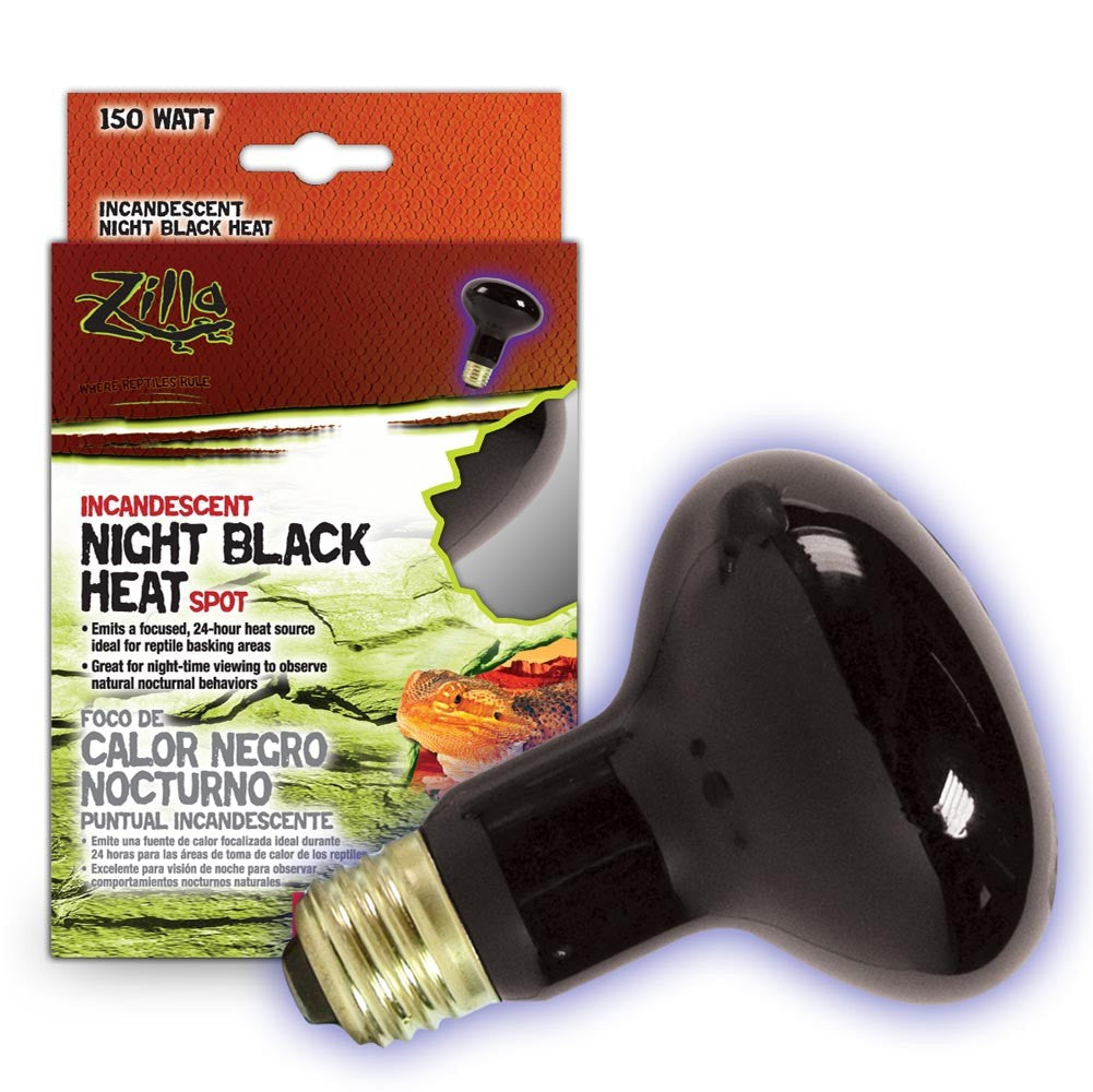 Zilla Incandescent Spot Bulbs Night Black 1ea/150 W