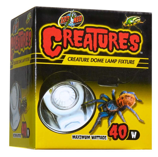 Zoo Med Creatures Dome Lamp Fixture Black 1ea