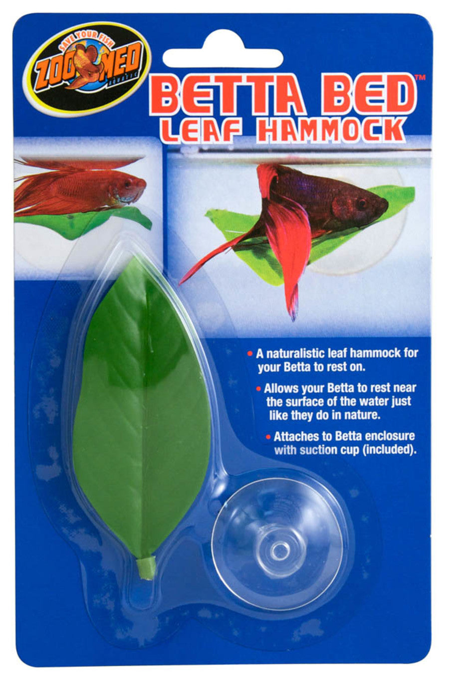 Zoo Med Betta Bed Leaf Hammock Green 1ea/Standard