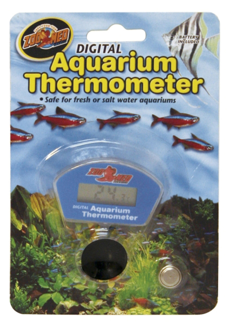 Zoo Med Digital Aquarium Thermometer Blue 1ea