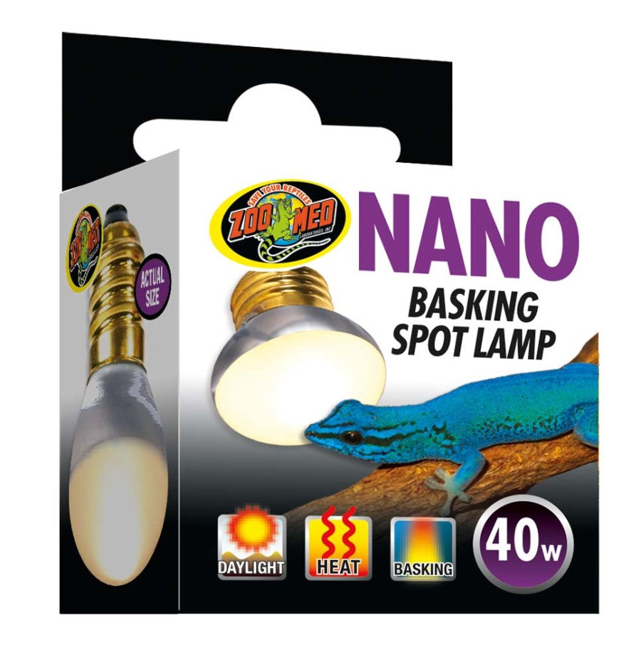 Zoo Med Nano Basking Spot Lamp White 1ea/40 W