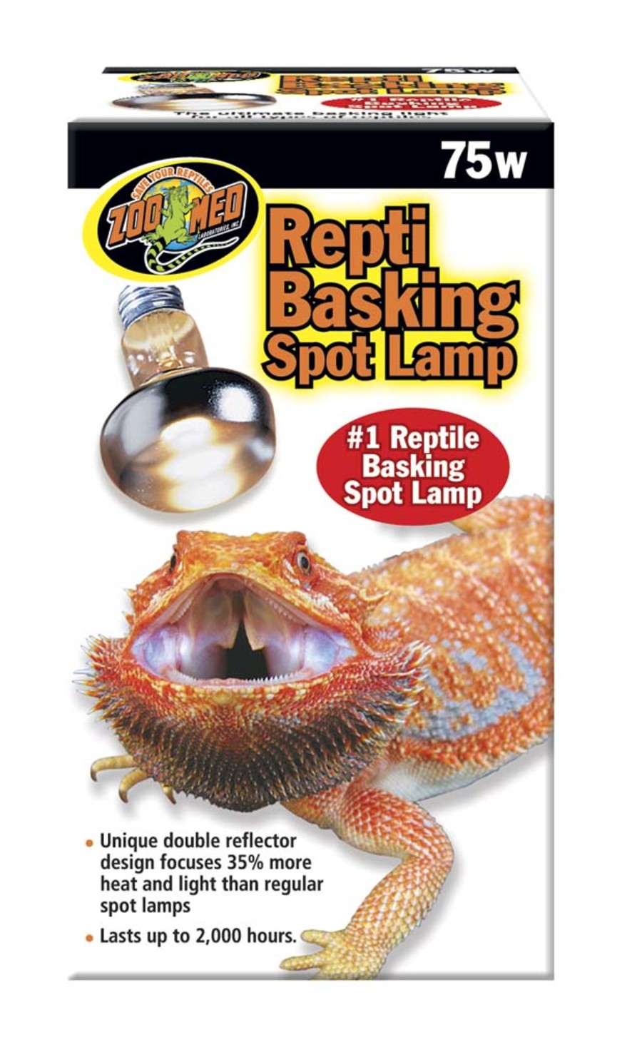 Zoo Med Repti Basking Spot Lamp 1ea/75 W