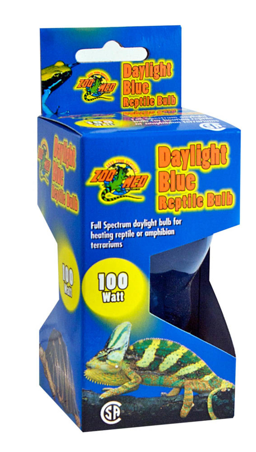 Zoo Med Daylight Blue Reptile Bulb Blue 1ea/100 W