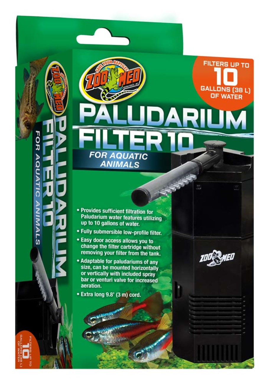 Zoo Med Paludarium 10 Internal Filter Black 1ea