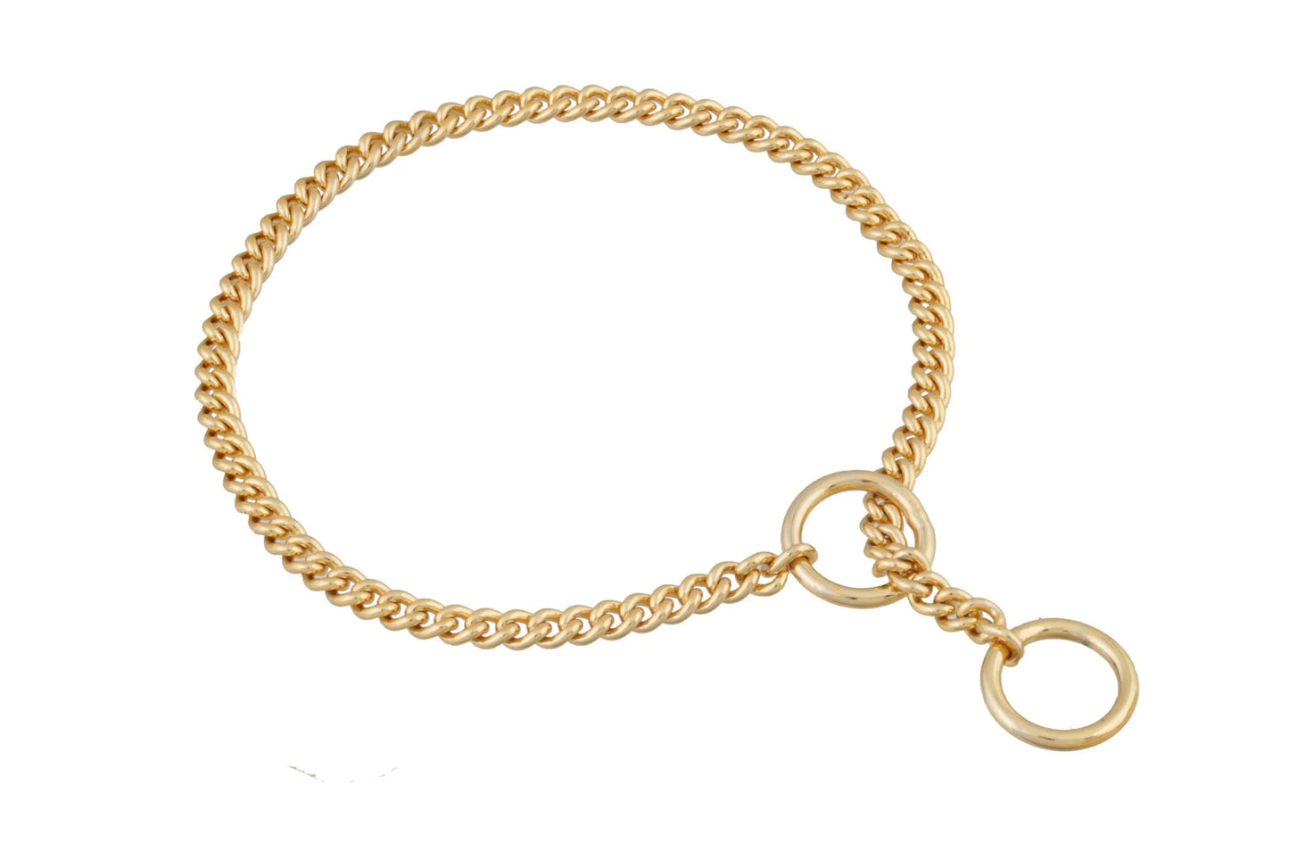 Slip Curve Show Chain Collar (10 in x 1.2 mm)