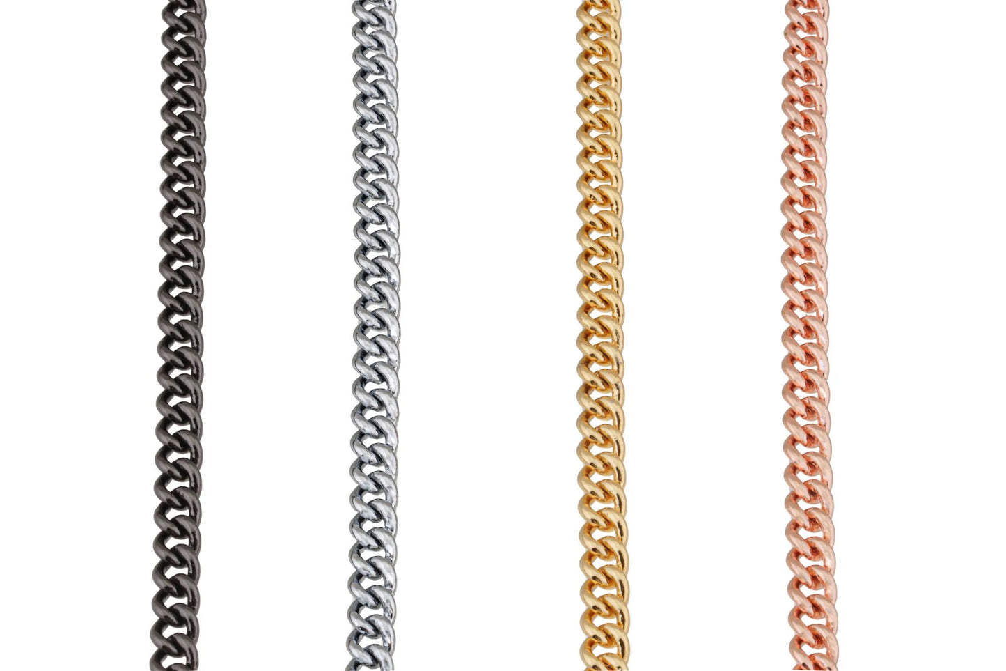 Slip Curve Show Chain Collar (10 in x 1.2 mm)