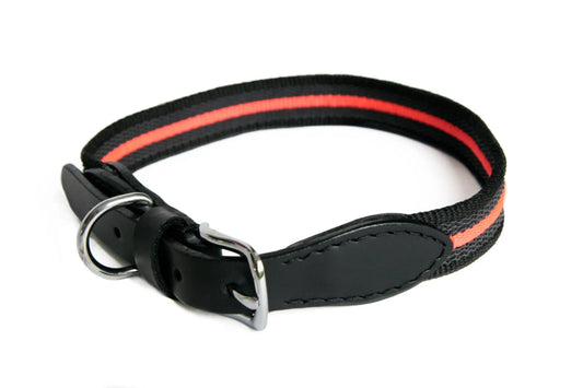 Alvalley Reflective Anti-Slip Dog Collar with Buckle (16 in x 3/4 in)