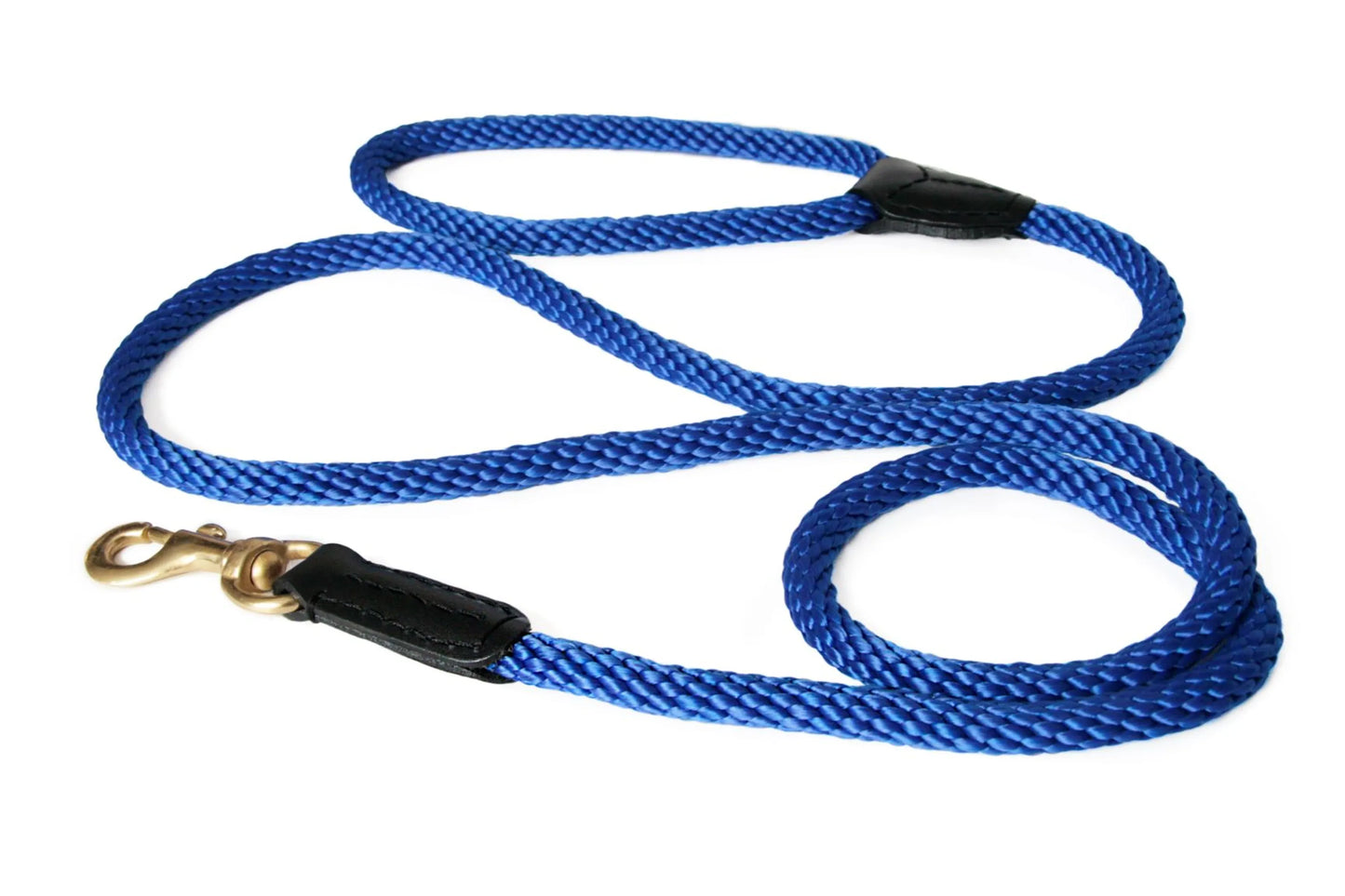 Rope and Leather Snap Lead (4ft x 3/4 in)