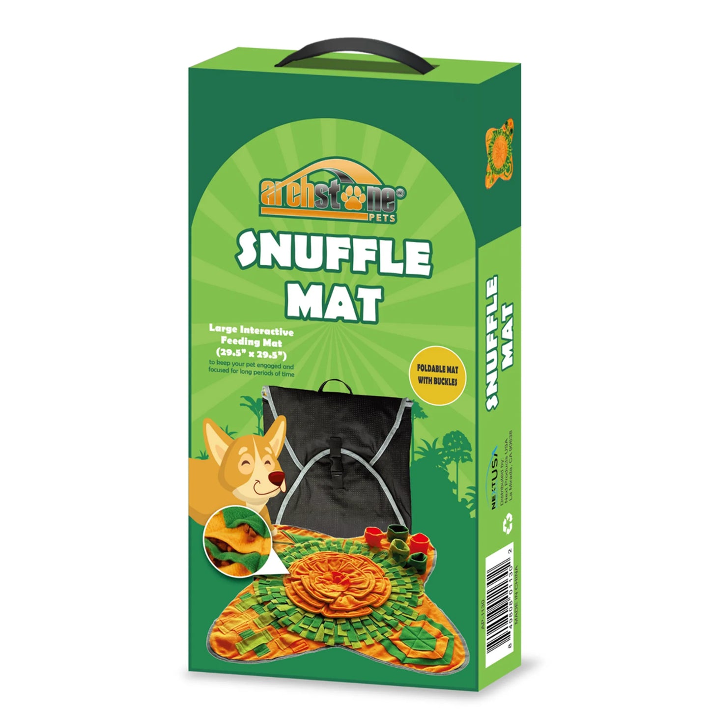 Pet Snuffle Mat - - Interactive Feeding Training Mat for Pets