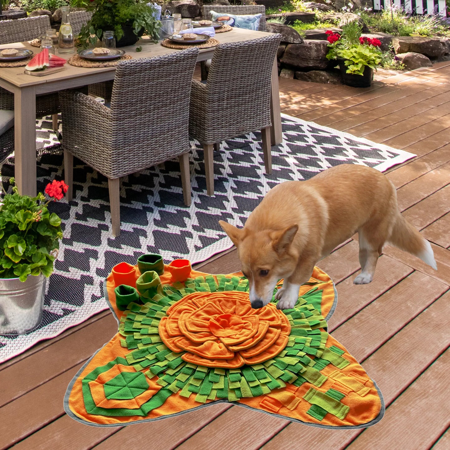 Pet Snuffle Mat - - Interactive Feeding Training Mat for Pets